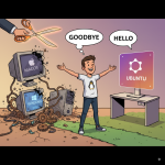 MacBookAirにLinux（Ubuntu）を入れて、Windows１０よ！さらば!